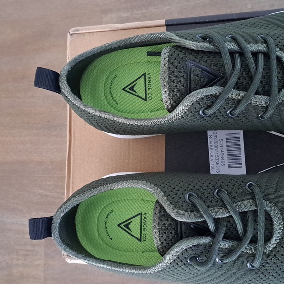 Vance Co. The Novak Sneaker - Color: Olive - Size: Men 10 - Picture 3 of 9